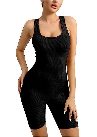 Women's sexy one-piece vest Skin-tight garment shorts sleeveless tights