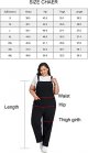 Women's Casual Plus Size Overalls Baggy Wide Leg Loose Rompers Jumpsuit